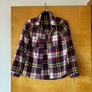 En Creme Plaid Shirt